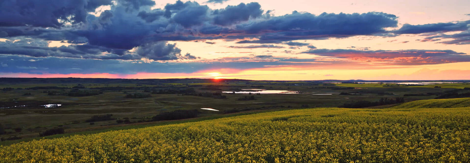 sunset landscape scene